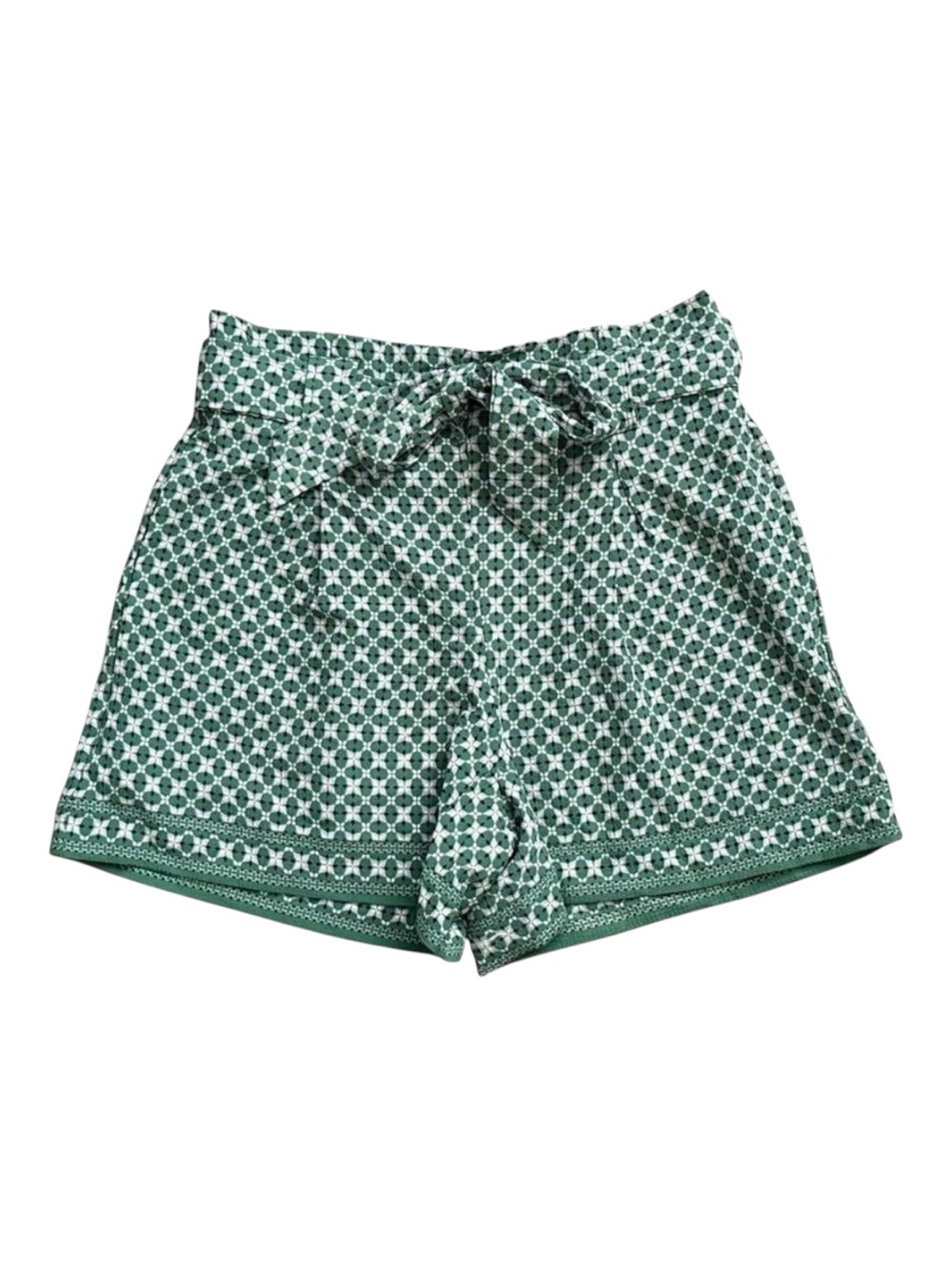 Max Studio NWT Pleated Paperbag Waist Pull On Shorts Size XS